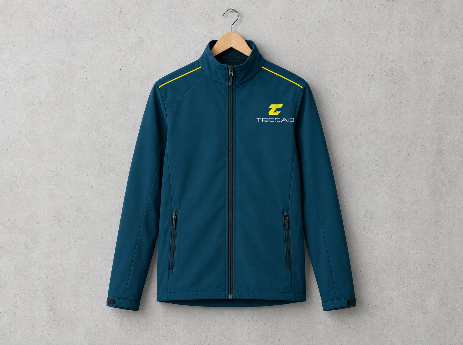 TECCAD-Arbeitsjacke mit Logo auf der Brust